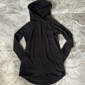 Lularoe solid black amber hoodie xs